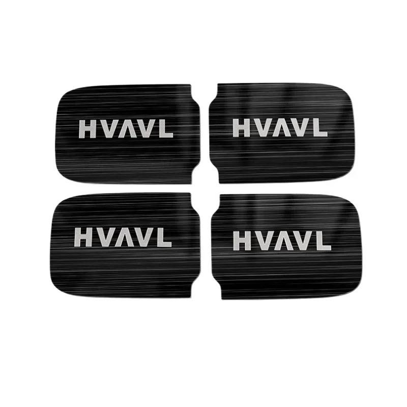 For HAVAL H9 2024-2025 Stainless Steel Silver Car Inside Door Bowl Decoration Cover Interior Car Accessories