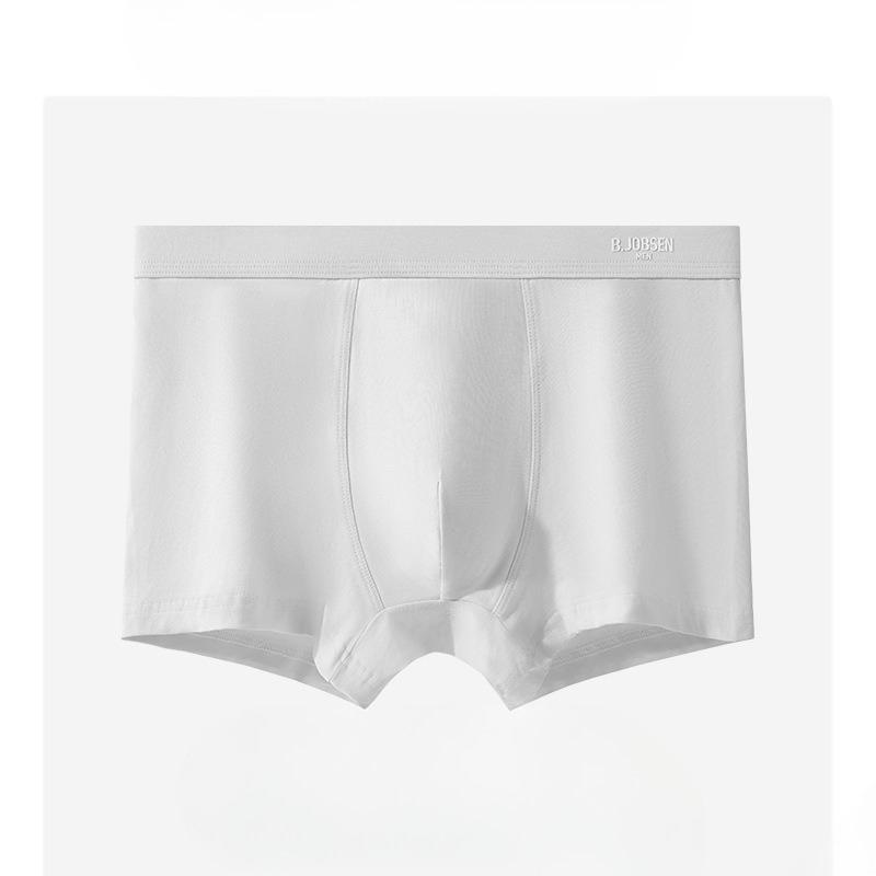 Plus Size Men's Summer Pure Cotton Class A Cotton 10A Antibacterial Breathable Mid Waist Briefs