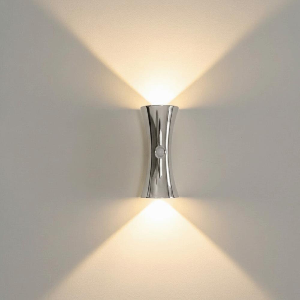 Creative LED Hourglass Wall Lamp Dimmable Wireless LED Rechargeable Lamp Waterproof Magnetic Base Bedside Wall Light
