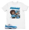 11 UNC University Blue White Low 2026 T  Shirt Match DAAAMN!