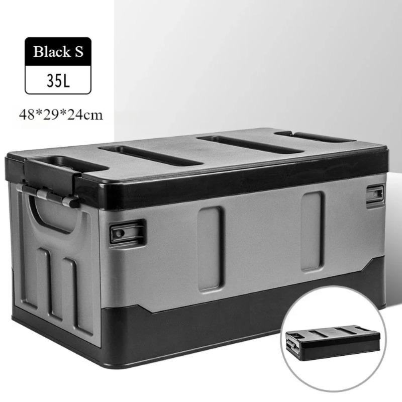 35L Multi-purpose Flat Top Foldable Storage Bin, PP Material, Multi - Purpose for Outdoor/Car/Home, Waterproof Storage Boxes