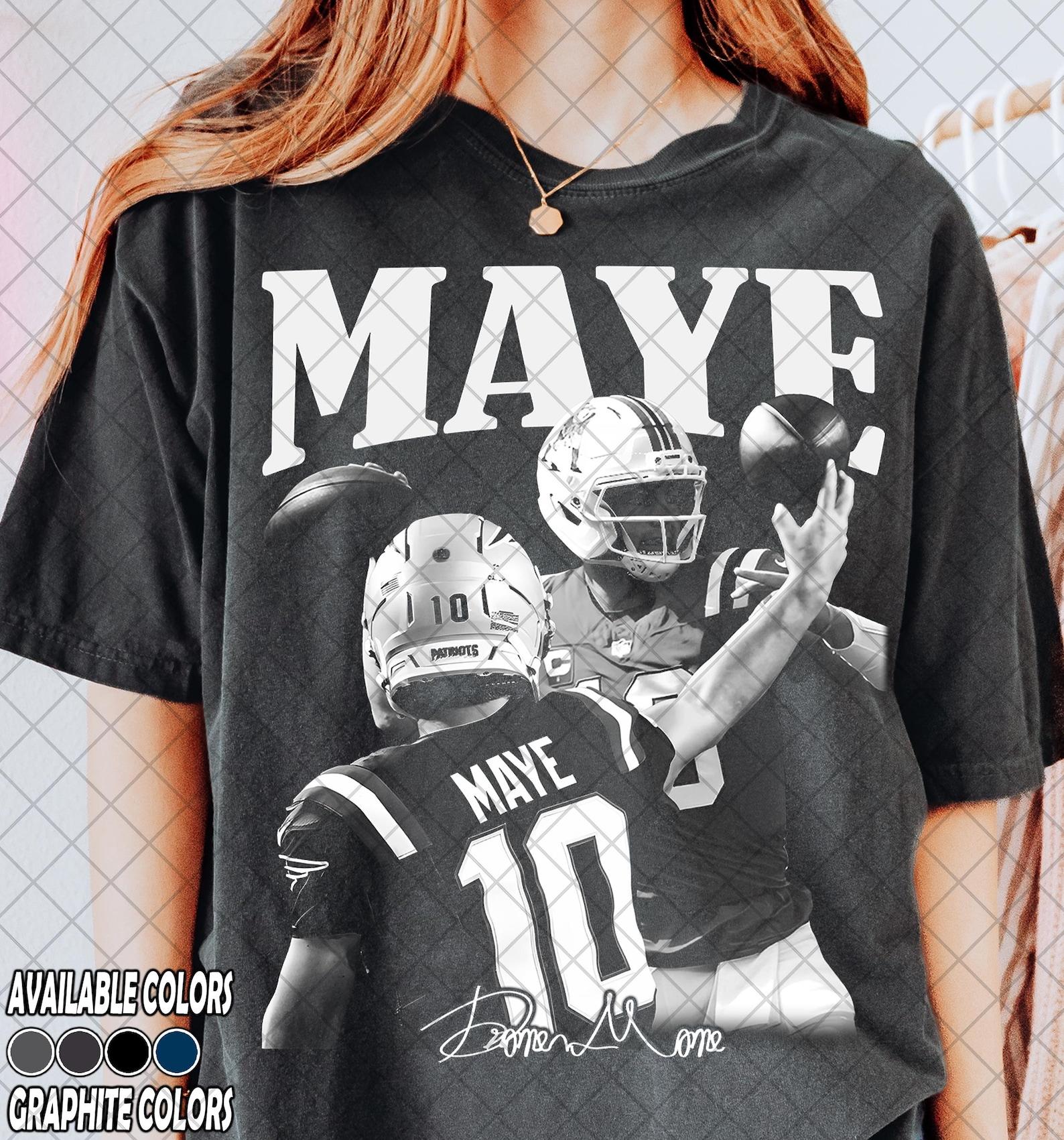 Retro 90 s Comfort Colors Drake Maye Vintage T-Shirt, Drake Maye Game Day T-Shirt, Gift For Women and Man Unisex T-Shirt 3XL