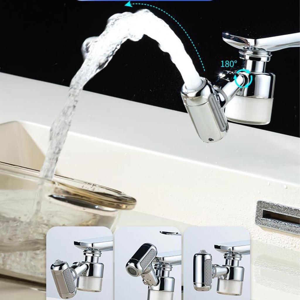 Faucet Water Filter Adjustable Quick Installation Sink Faucet Water Purifier for Home Kitchen Bathroom Laundry Apartment