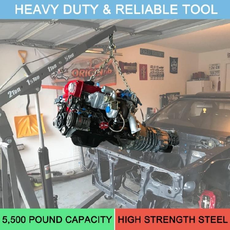 Engine Maintenance Lifting Brackets 5500 Lb Heavy Load Support Adjustable Engine Lift Brackets set for Garages & Shops