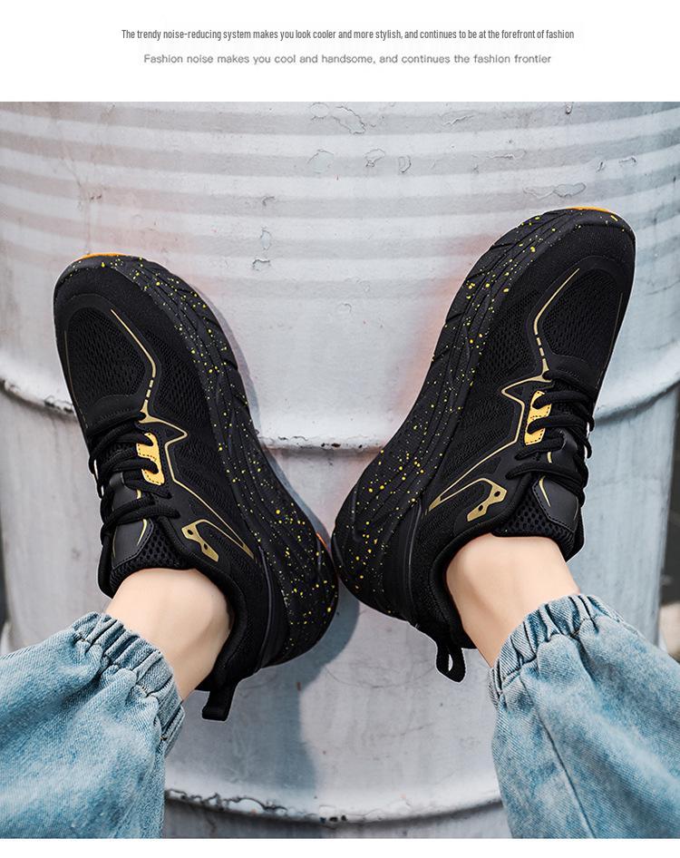 Men's Flyknit Breathable Racing Marathon Shoes: Summer Casual Sports Sneakers