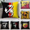 Brand A-Abarth Scorpion Pillow Case Plush Fabric Soft Double Sided Print Sofa Cushion Cover Throw Pillow Covers
