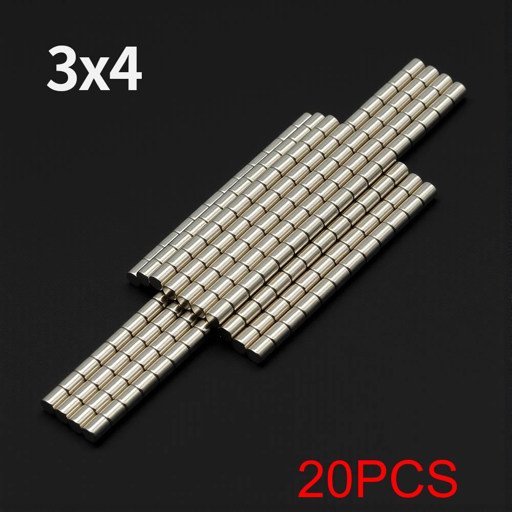 

3x4mm Powerful Neodymium Magnet N35 NdfeB Permanent Magnetic imanes Round Super Strong Fridge Magnets DIY