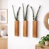 Handmade Wall Plant Vase Vintage Hanging Flower Vase Modern Wood Wall Planter  Home Decor