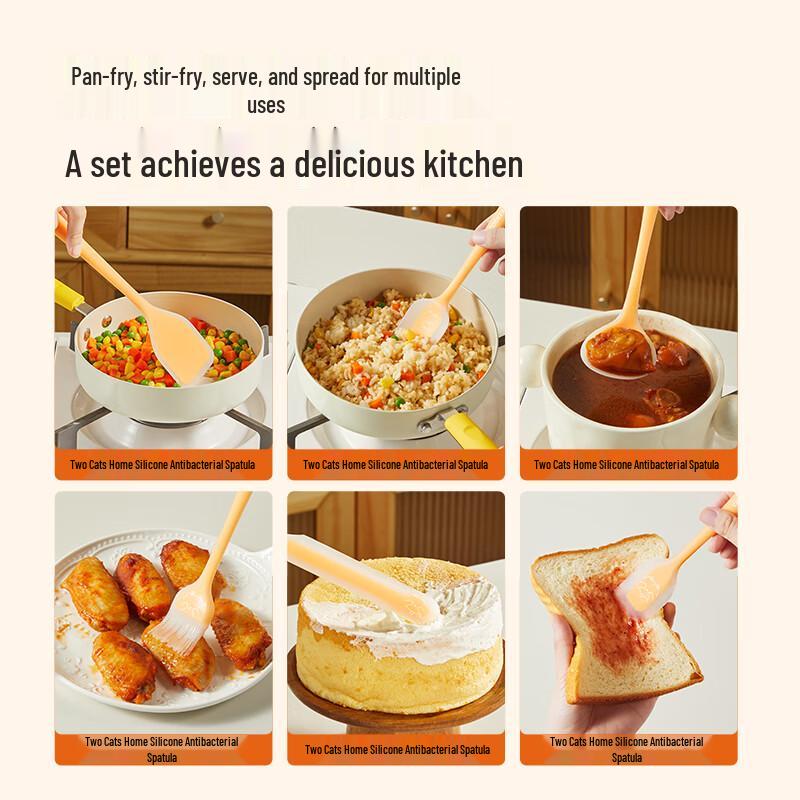 Cook King Antibacterial Silicone Baking Tools