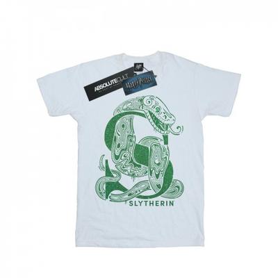 Girls Slytherin Glitter Cotton T-Shirt