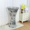 Various Spandex Fitted Round Base Table Cocktail Tablecloth - , 60x110cm
