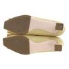 Roger Vivier Excellent Condition Square Metal Buckle Canvas Square Toe Chunky Heel Pumps Beige X Gold Size 36 Shoes 36 Beige / goldUsed