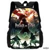 Cartoon School Bags for Boys Girls ,Mochila Attack On Titan  School Backpack for Kindergarten,Cute Light Weight Kids Bags
