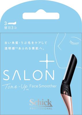 Schick Salon Plus Tone Up Face Smoother Ersatzklingen Rasierer Damen (3 Stück)