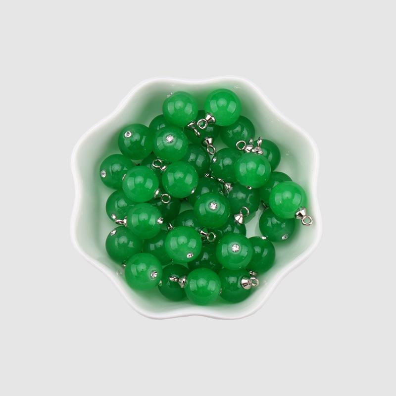 

Имитация нефрита пуговицы женская одежда рубашка украшение рубашки круглые жемчужные пуговицы стеклянные пуговицы ханьфу в стиле Тан чонсам 8#