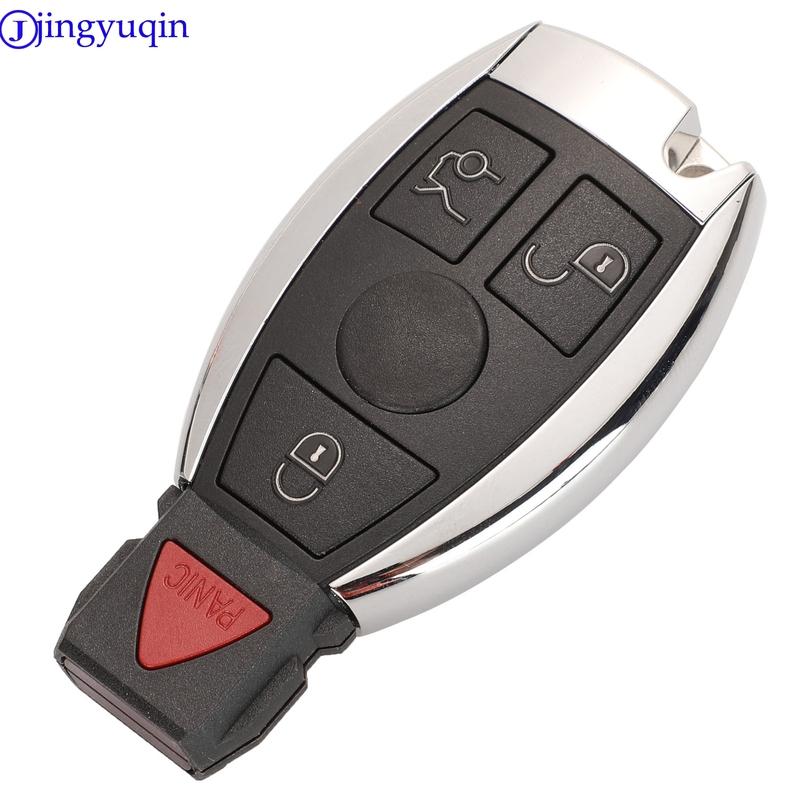 Jingyuqin Inteligentny Pilot Kluczyk Samochodowy Dla Mercedes Benz Rok 2000+ Obsługuje Oryginalny NEC i BGA 315MHz Lub 433.92MHz 3 Przyciski