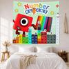 Numberblocks Wall Decor Tapestry Art For Pet Memorial Birthdaywedding Party Backdrop Family Gift