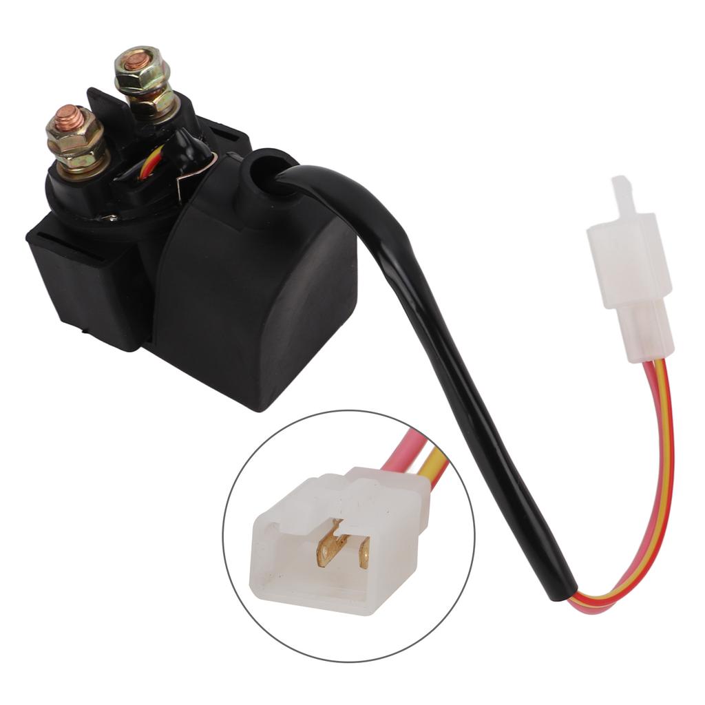2 Pins 12V Anlasser-Solenoid-Relais für GY6 50cc 70cc 110cc 125cc 250cc ATVs Dirt Bikes