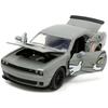 JADA TOYS 1/24 Scale Tom and Jerry Figure & Dodge Challenger Hellcat Hollywood Ride TOM & JERRY 33722