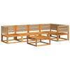 VidaXL 6-Piece Garden Sofa Set with Cushions In Acacia Wood and Rope 3278852