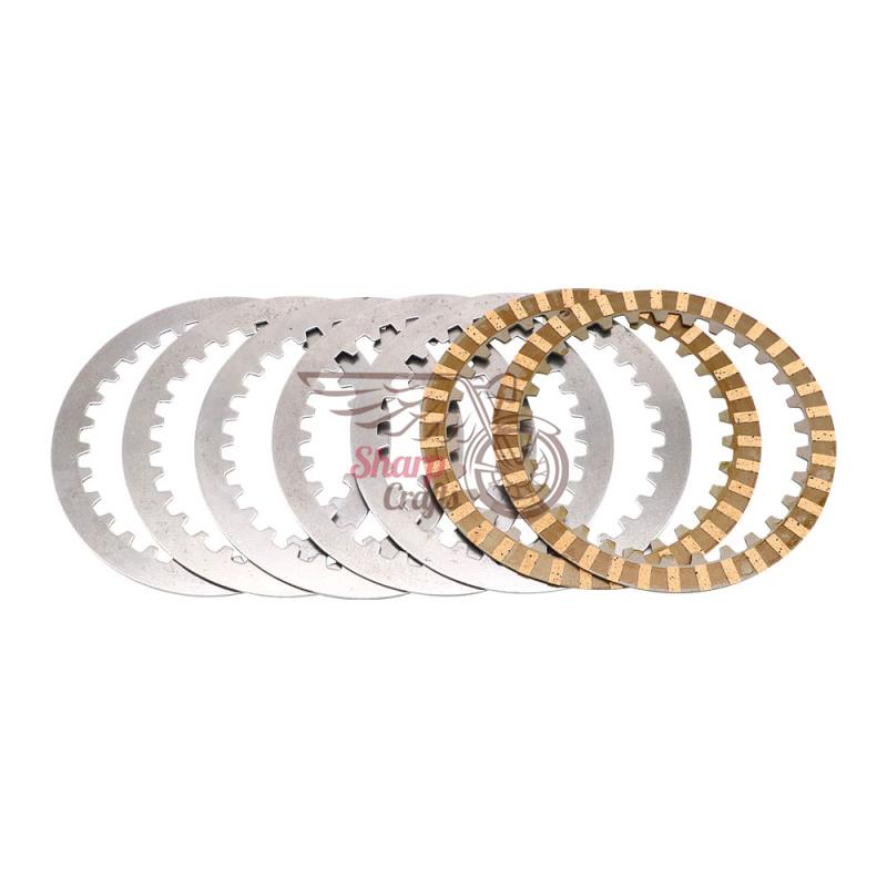 

Аксессуары для мотоциклов, карбоновые фрикционные диски сцепления и комплект стальных дисков для Yamaha TMAX 530 T-Max Tmax530 T-Max530 7x