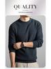 Men's Winter Cashmere Sweater: Fashionable, Warm, Casual Round Neck for All Ages