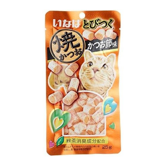 Inaba Tobitsuku Grilled Bonito Flavored Bonito Flavor 25g Set of 6