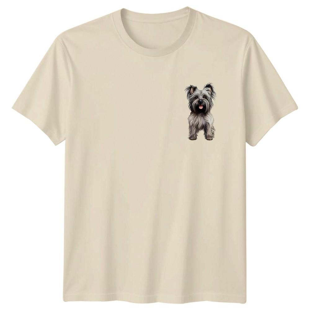 Terrier Dog Portrait Animals Unisexs TShirt Unisexs Tee Graphic Unisex Top