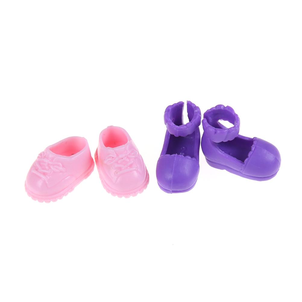 5Pairs Fashion Shoes Boots For Sister Doll Kids Gift