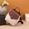 Color-blocking Backpacks, Women's Commuting Backpacks, Travel Student Schoolbags, Light Luxury Women's Bags for Autumn and Winter