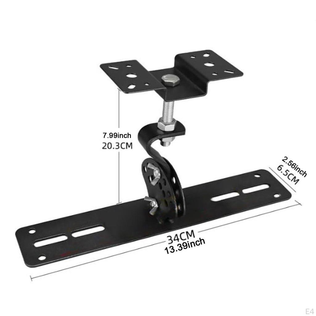 Speaker Mount Bracket Support Wall Mounted Retractable Easy Installation Stand Audio Shelf