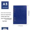 Custom A5 PU Leather Loose-Leaf Notebook for Office Meetings