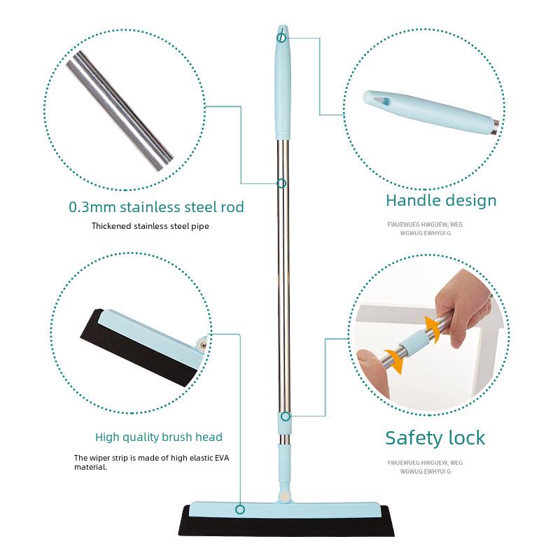 Magic Broom Scraper: Multi-Purpose Sweeper and Pet Hair Wiper for Bathroom and Toilet