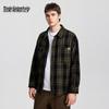 Mark Fairwhale Men's Japanese Retro Plaid Casual Shirt