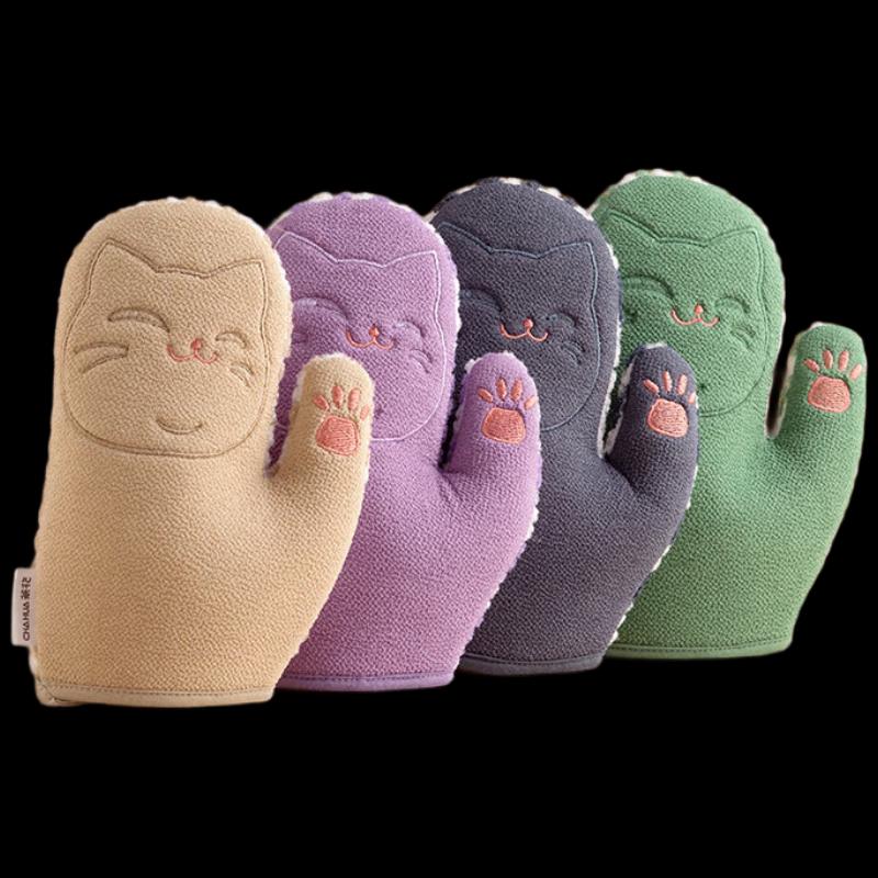 Double-Sided Bath Scrubber Mitt