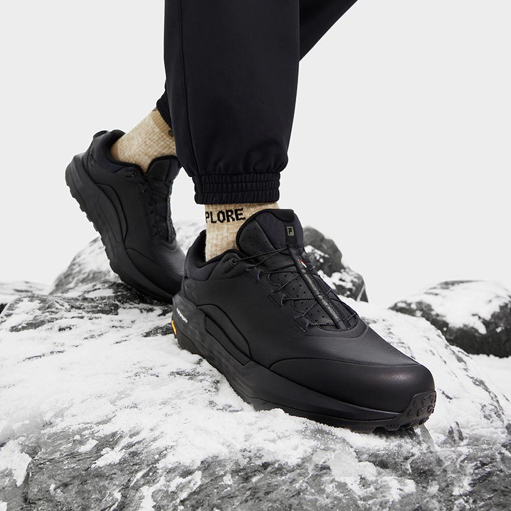 FILA Boa Explorer 2 Elite Casual Low Top Running Shoes Men sneaker Black A12M441221FBK