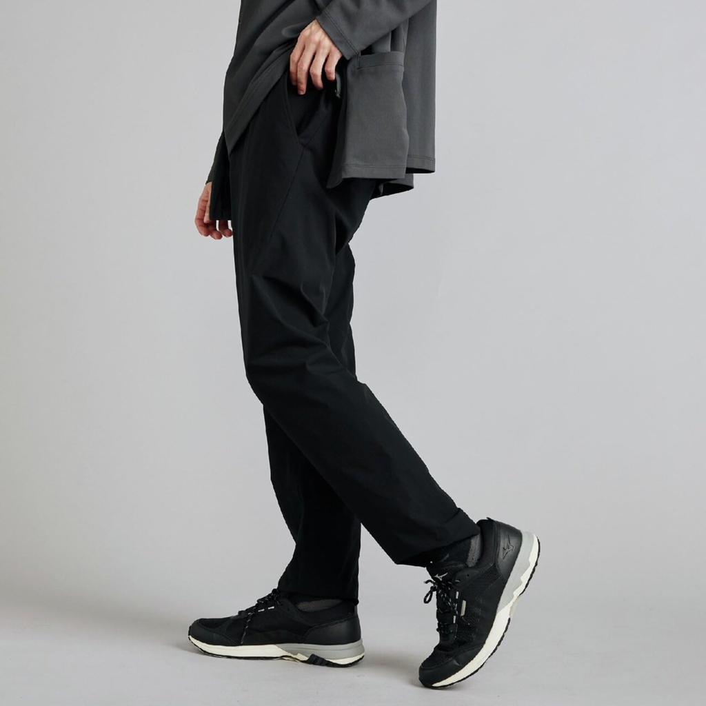 Lifestyle Wear BUDDY Water Repellent Stretch Straight Pants Water Repellent Stretch D2MFD137 Black M [Mizuno] [Unisex] Men's