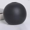 INS Nordic Ceramic Vase Black White Round Ball Flower Arranger Table Top Hydroponic Container Living Room Office Bookcase Decor