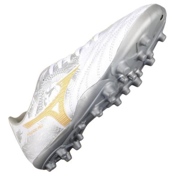 Mizuno Morelia Neo Lightweight AG (Rubber Short Studs) Shock Absorbing Durable Breathable Fit Soccer Shoes Men Soccer Shoes Platinum P1GD249331