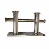Double Cross Bollard Stainless Steel Hardware Heavy-Duty for Pier, Boat Owners