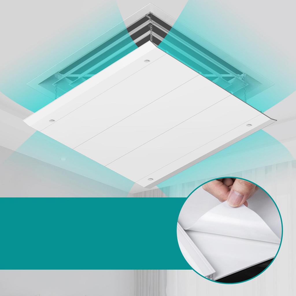 Adjustable Air Conditioning Deflector, Universal with Angle And System