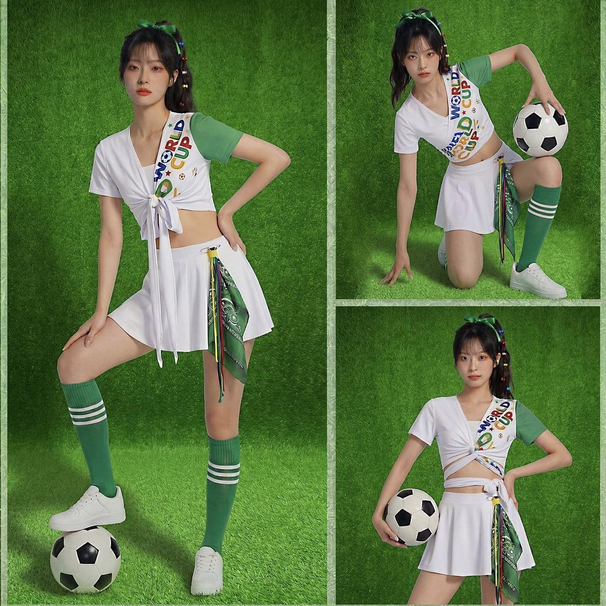 Football baby clothing Sexy Cheering squad clothing suit L