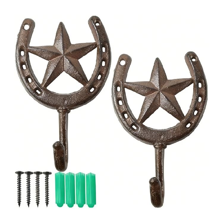 

Classical Western Decors Iron Wall Hook Set Functional And Fashionable Retro Home Accessory For Entryway Or Bedroom Use 1