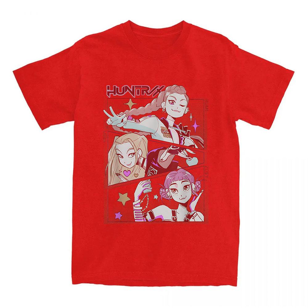 საძა ბოის კომფორტ კოლორსის მაისური KPop დემონი მონადირეების პრინტით მაისური ზაფხულის მოკლემკლავიანი ბამბის მაისური მოდური ქალის მამაკაცის ტანსაცმელი