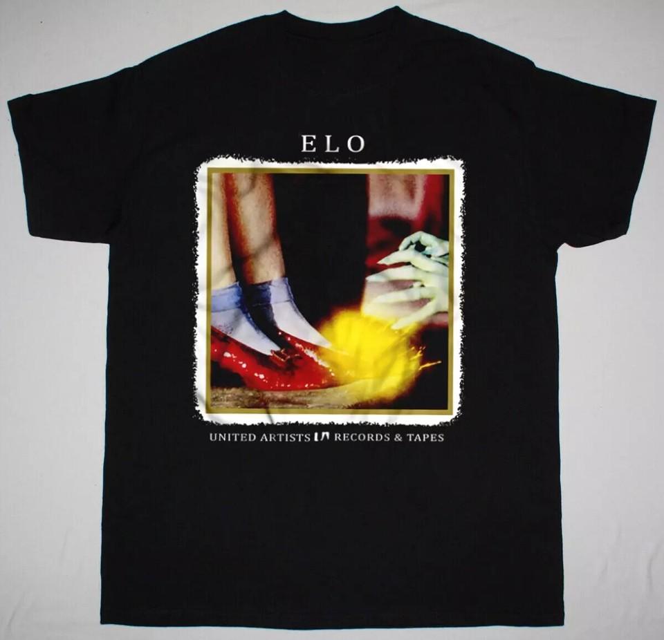 Electric Light Orchestra Tee ELO Jeff Lynne Black All Size Shirt Unisex T-Shirt S
