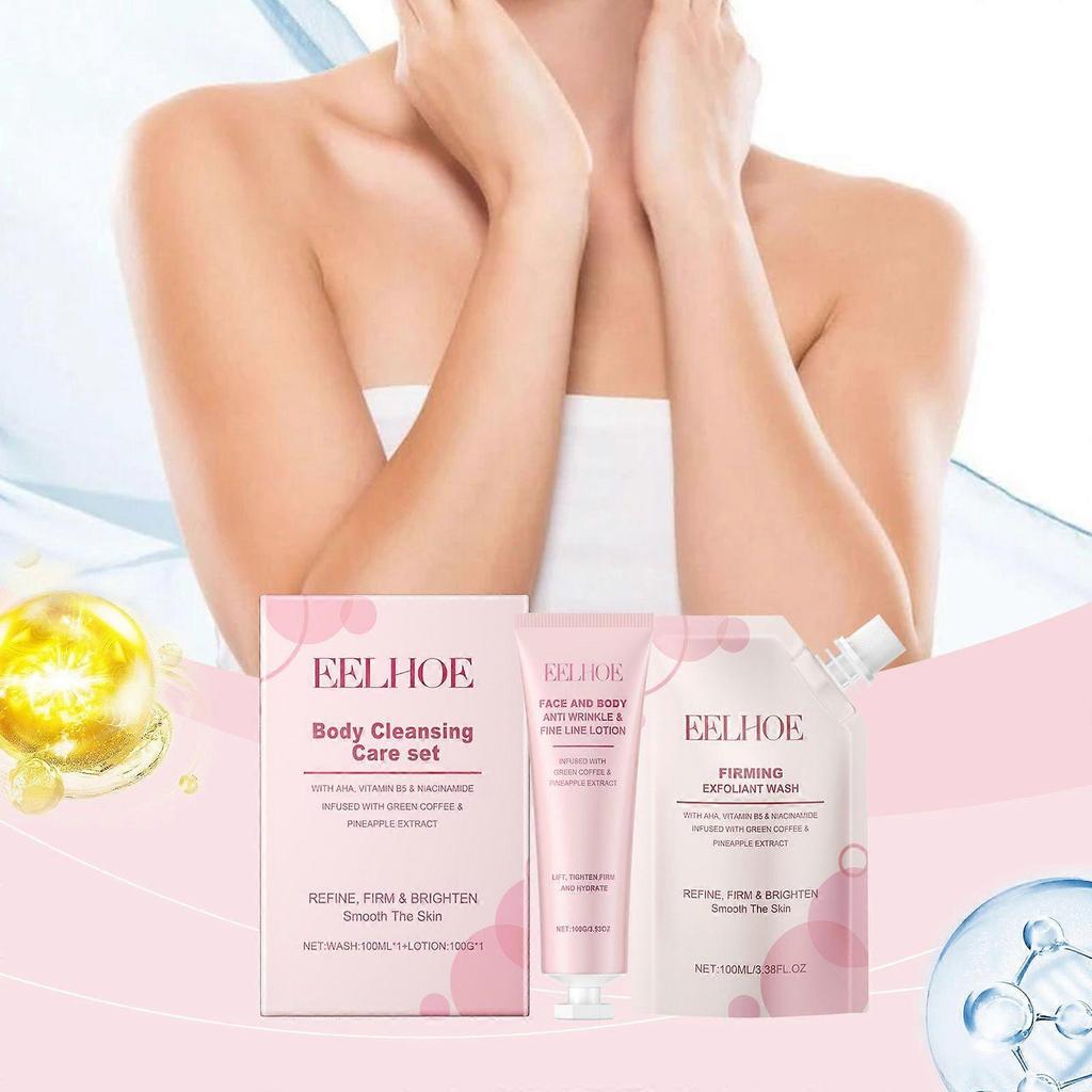 Cleansing and Care Body Set Gentle Exfoliation Moisturizing Deep Care Skin Moisturizing and Smoothing 1