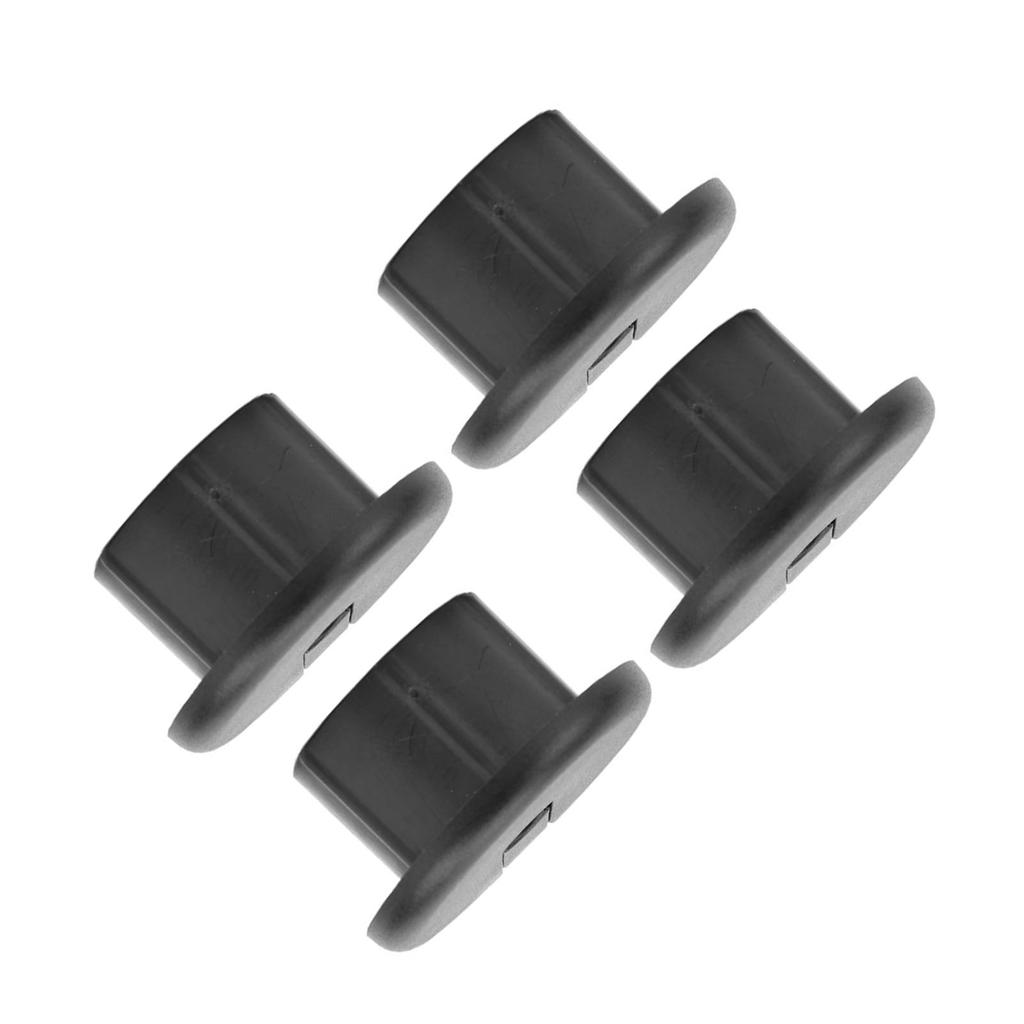 4PCS Cable Pass Through Grommets Cord Sleeves for Rectangular V2 Replacement Cable Ethernet Adapter