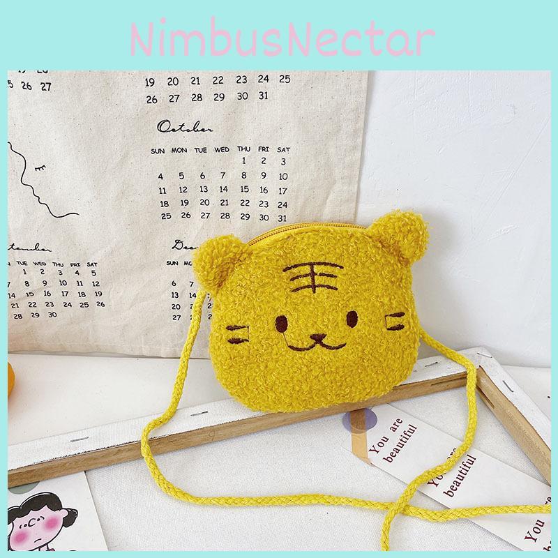 2021 New Sheepskin Children's Coin Purse Cute Girls' Shoulder Bag Trendy Single-shoulder Bag