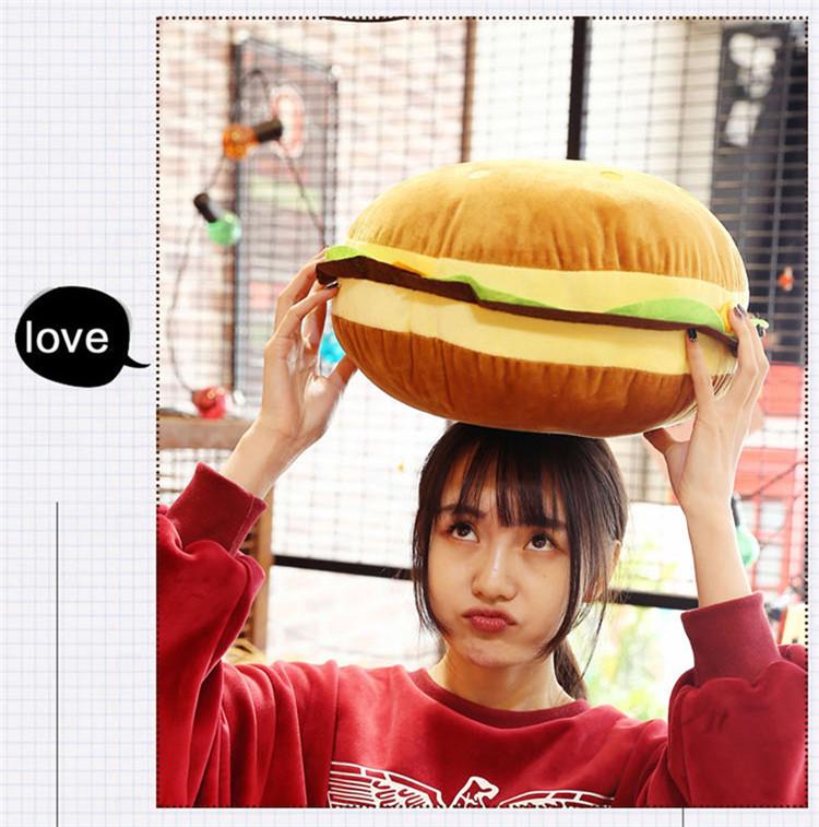 Creative French Fries & Hamburger Plush Doll - Fun Snack Pillow for Kids & Home Decor