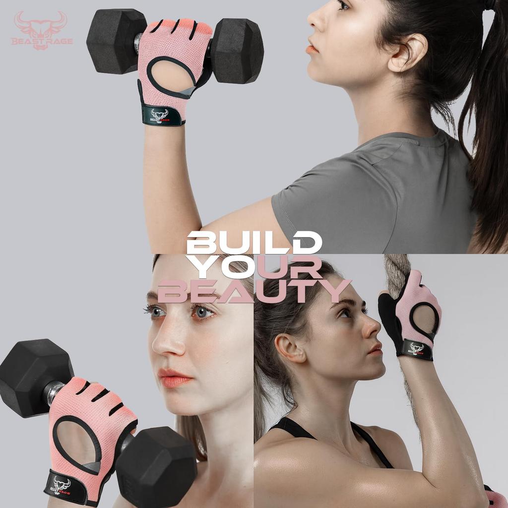 Beast Rage Training Gloves, Strong Grip Sports Gloves, For Strength